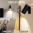 Battery Operated Wall Sconce CCT Dimmable Wireless Reading Light, Rechargeable LED Wall Light with Magnet Ball, Picture Wall Light Decor for Reading Bedroom Bedside