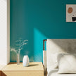 VEELIKE Turquoise Blue Wallpaper Solid Color Blue Peel and Stick Wallpaper 15.7''x354'' Matte Blue Contact Paper Self Adhesive Waterproof Removable Vinyl Rolls for Walls Cabinets Drawer Shelves Desk