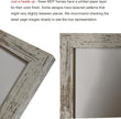 LUCKYLIFE Picture Frame Set 10-Pack, Gallery Wall Frame Collage with 8x10 5x7 4x6 Frames in Distressed White Finishes