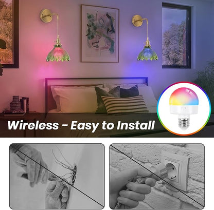 Battery Operated Wall Sconce Set of 2, Rechargeable Battery-Powered Wall Light with Green Glass Lampshade,Wireless Indoor Wall Lamp with Remote Control for Living Room Bedroom