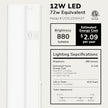LAGOM Halo Under Cabinet Light, 22‑Inch Hardwired Dimmable LED, 2700K/4000K/5000K, Power Cord Sold Separately, White, UC0122WH27