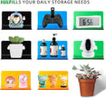 Acrylic Wall Shelves for Storage,Floating Shelf,Multicolored Display Shelves,Ledges for Figures,Plant,Picture Photo for Bedroom Decor Living Room