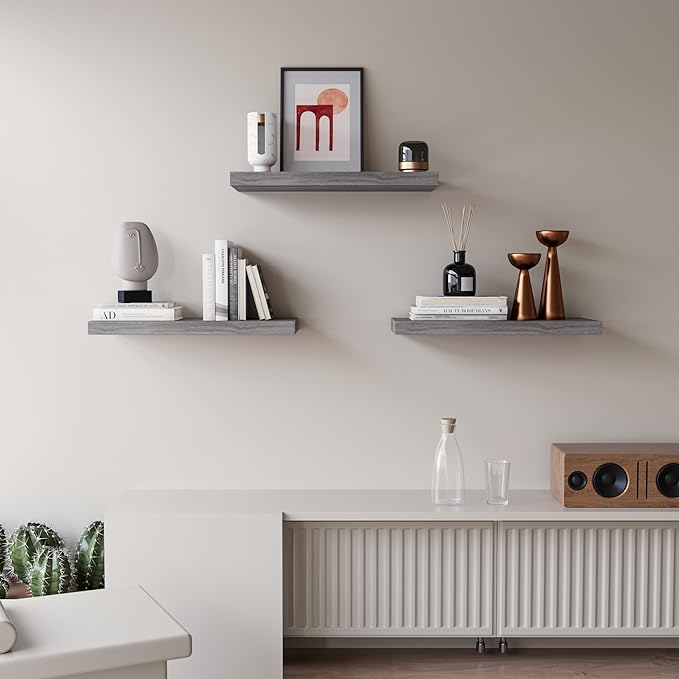 Floating Shelves for Wall Set of 3, 16