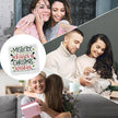 Christmas Decor Christmas Sign Decorations for Home Mistletoe Kisses Xmas Wishes Sign for Home Office Desk Table Cubicle Shelf Xmas Desk Accessories 5 x 5 inch