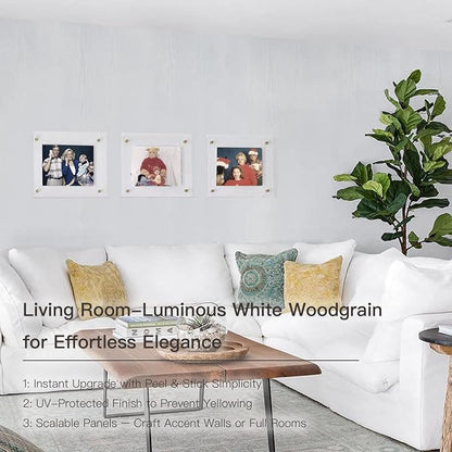 17.7" X236"White Wood Wallpaper Thicken Wood Contact Paper Wood White White Peel and Stick Wallpaper Wallpaper White Wood Vintage Paper Self Adhesive Wall Paper Wood Grain Contact Paper Film Roll