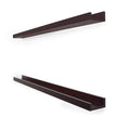 Kiera Grace Floating Shelves for Wall, Engineered Wood Picture Frame Wall Shelves, Easy to Assemble Display Shelves, Ideal for Home Decor, Pack of 2, 44