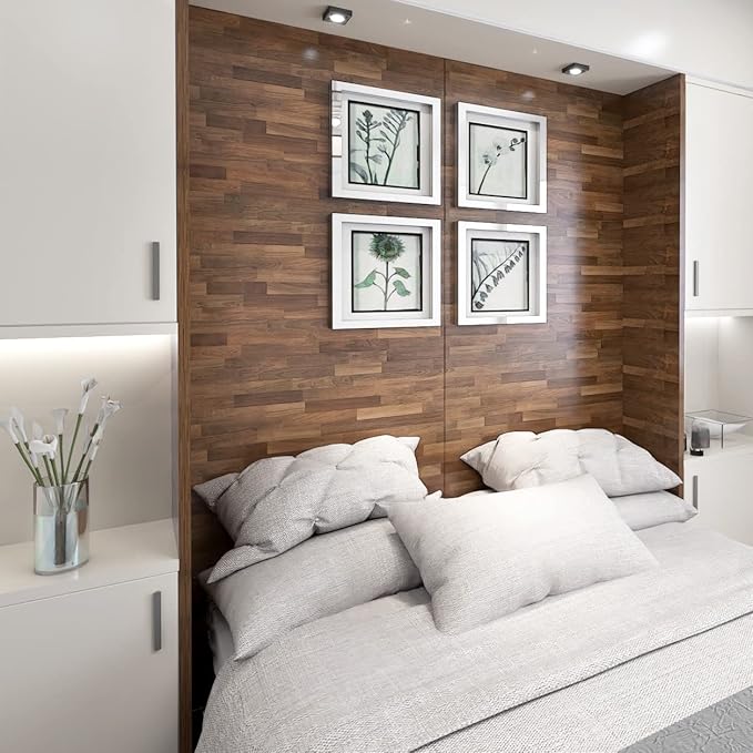 MelunMer Wood Peel and Stick Wallpaper Dark Wood Grain Contact Paper for Cabinets Self Adhesive Removable Wallpaper Faux Wooden Planks Contact Paper for Countertop Decorative 78.7 in L 15.7 in W
