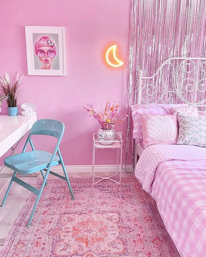 15.7"x394" Pink Peel and Stick Wallpaper - Self Adhesive Lavender Contact Paper for Cabinets, Wallcovering, Furniture, Countertop Vinyl Roll