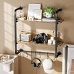 2 Tier Industrial Pipe Shelving, 24