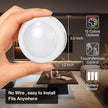 Puck Lights, Cadrim 13 Colors Changeable LED Puck Lightings, LED Lights for Bedroom, Under Cabinet Lights, Under Cabinet Lighting with 2 Wireless Remote Controls for Kitchen(6 Pack)