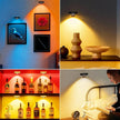Rechargeable Picture Lights for Wall,Under Cabinet Lighting,1500mAh Rechargeable Battery Operated Picture Frame Lights for Kitchen, Closet, Shelf - 3 Color Temps & 13 RGB (12 Packs White)