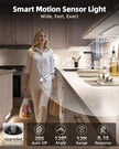EZVALO Under Cabinet Lighting with Charging Station, Rechargeable Motion Sensor Light Indoor, Dimmable Closet Lights Wireless, 6500K, Motion Activated Under Counter Lights for Kitchen,Pantry(3 Pcs)