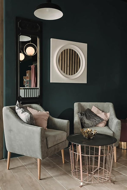 Peel and Stick Wallpaper - Upgraded Dark Green Contact Paper for Cabinets, Bathroom, Bedroom & Kitchen Cabinet - 17.3" x 197" Removable Self-Adhesive Wallpaper