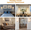 Battery Operated Wall Sconce Set of 2, Rechargeable Wall Sconce with 13000mAh Bulb Pleated Lampshade, Wireless Battery Powered Wall Sconces Set of 2 for Bedroom Living Room, Gold