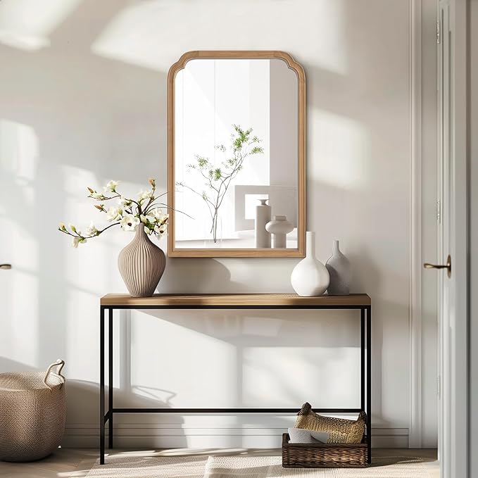 WallBeyond Wood Bathroom Mirrors for Wall Mounted, 24