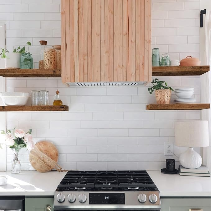 QEEIG Bathroom Floating Shelves for Wall - 15.7