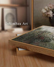 InSimSea Framed Canvas Wall Art Vintage Decor, Farmhouse Room Aesthetic, Living Room Wall Art, Cottagecore Bedroom Kitchen Bathroom Decor, 24