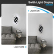 DELIPOP Wall Sconces, Spiral Modern LED Wall Sconce Lighting, 21W 6500K Cool White Indoor Wall Light Wall Light Fixtures, Acrylic LED Wall Lamp for Bedroom Bathroom Living Room Hallway Balcony