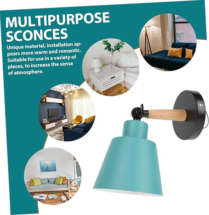 Veemoon Nordic Modern Wall Light Creative Simple Hanging Lamp for Bedroom Corridor Balcony Elegant Sconce with Chic Minimalist Design Without Bulb Stylish Indoor Lighting Fixture