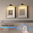 Picture Lights for Wall,Battery Operated Art Light,12in Gallery Light for Paintings,3CCT Dimmable,Metal Finish Recharging Battery Wall Light with Remote Control for Pictures Display(Black)