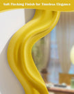 Wavy Wall Mirror Decor for Girly Bedroom Classroom, 16x10 Small Cute Abstract Decorative Mirrors Art Above Dresser Desk Table Decor, Funky Modern Apartment Nursery Room Decoration (Yellow)