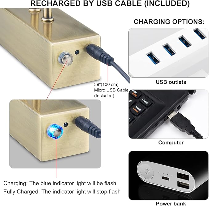 Picture Light,Picture Lights for Wall Cordless,13" Picture Lights with Timer and Dimmable,Battery Wall Lights for Display Gallery Painting Art Frame Portrait-AB