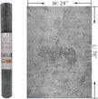 TOTIO Gray Concrete Wallpaper Matte Thick Dark Grey Cement Contact Paper Peel Stick Countertop Paper Removable Waterproof Adhesive Furniture Stickers Industrial Style Vinyl Wall Sticker 24x78 inch