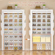 OYREL Shoe Rack 10Tier Large Capacity 50-56Pairs Beautiful Tall Shoe Shelf Free Standing Storage Cabinet Entryway Closet
