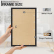 A PLUS MAX 17x24 Picture Frame Set of 3, Black Engineered Wood Frame for 17 x 24 Inch Picture Poster Photo, Light Weight 17 by 24 Frame with Wood-grain for Wall - 3 Pack/Black/17 x24