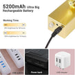 Mocalido 2 Pack Gold Picture Light Battery Operated for Wall 16in, 6 Colors Wireless LED Art Light for Painting with Remote, 5200mAh Dimmable Frame Lights for Gallery Library