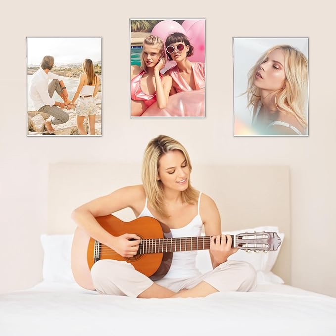 DZZ 11x14 frame Clear Acrylic 11 x 14 picture frame,High Transparent Photo Frame,frames 11x14 for Photo Poster Canvas Certificate Document Gallery,Set of 6