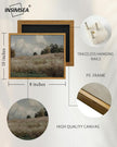 InSimSea Framed Canvas Wall Art Vintage Decor, The Vast Grassland Framed Wall Art Room Eclectic Decor, Canvas Wall Art for Living Room, Bedroom Home Bathroom, 8