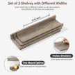 Axeman Picture Ledge Shelf | 16 Inch Grey Floating Shelves Set of 3 | Rustic Grey Wood Wall Shelves with Lip | 16