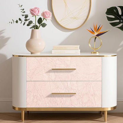 Pink Wallpaper Peel and Stick Felt Fabric Wallpaper 17.7"x317" Wrinkled Textured Pink Velvet Flocking Contact Paper for Bedroom Drawer Liner Self Adhesive Velvet Flocking Liner Felt Sheets