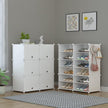 HOMIDEC Shoe Rack, 6 Tier Shoe Storage Cabinet 24 Pair Plastic Shoe Shelves Organizer for Closet Hallway Bedroom Entryway
