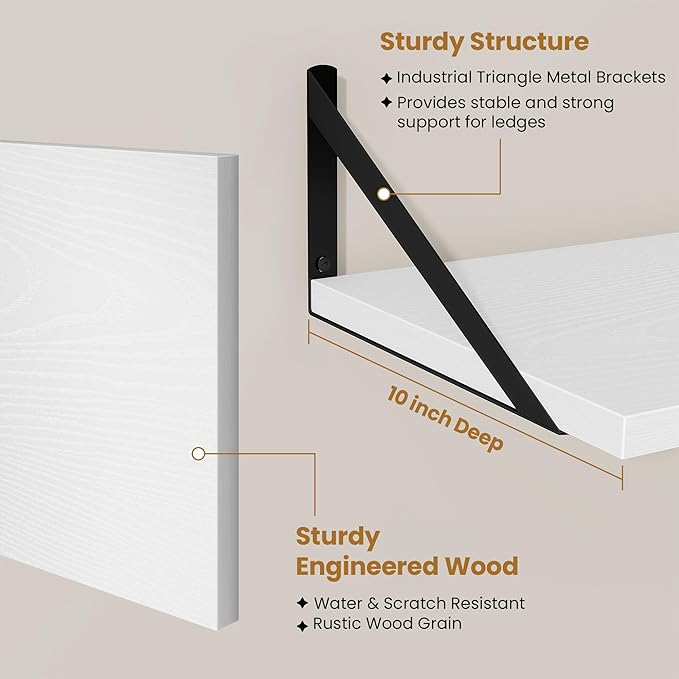 Deep Floating Shelves,16