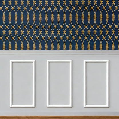 COUKIU Pre-Cut 3 Set Peel and Stick Wall Molding Trim Kit, 12" x24" Premade Wainscoting Panels, Self Adhesive Moulding Panel for Interior Walls Picture Frame