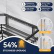 YASONIC 5-Pack Shower Caddy Adhesive Replacement - Transparent Shower Adhesive Strips, No Drilling Hooks for Bath Storage Shelves, Kitchen Racks, Basket & Soap Holder