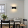 Black Modern LED Wall Sconce (with G9 Bulbs) Hardwired Indoor Wall Lights Up and Down Wall Mount Lamps for Hallways, Bedrooms, Hallways, Living Room 3000K Warm White