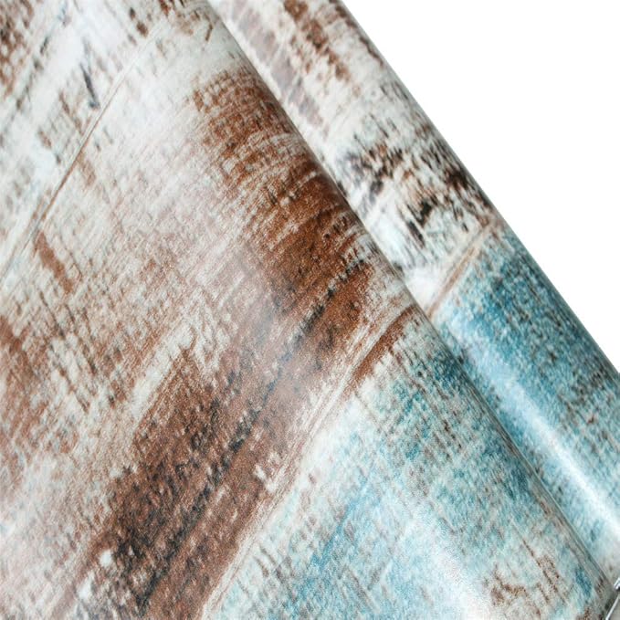 Orgrimmar 236" x 17.8" Wood Peel and Stick Wallpaper Self-Adhesive Removable Wallpaper Covering Decorative Stick Film Vintage Wood Panel Wallpaper Vinyl Decal Roll