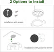 AIBOO Under Cabinet LED Black Cover Puck Lighting Kit with Touch Dimmer Switch for Kitchen Cupboard Closet Lighting (3 Lights,Warm White)