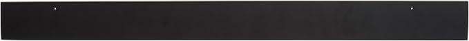 Kate and Laurel Levie Wood Floating Wall Shelf Picture Frame Holder Ledge, Black
