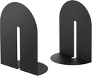 Runway Bookends for Books,1 Pair Metal Book Holders for Office Shelves Adults & Kids Gift(Black)