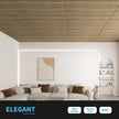 Art3d 6-Pack Slat Design 3D Wall Panels for Interior Wall Decor, 2x4 FT PVC Decorative Drop Ceiling Tiles - Walnut