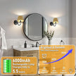 Battery Operated Wall Sconce Set of 2, Rechargeable Wireless Sconces with Dimmable Detachable Magnetic Bulbs and Remote, 3 Colors Wall Lights for Bedroom Living Room Hallway Fireplace