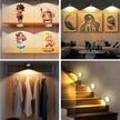 3 Pack Picture Lights for Wall, Rechargeable Battery Operated wall lights, Picture Frame lights with 3 Lighting Modes, Wireless Magnetic Painting Light with Remote Control Timer (White, 3 Pack)