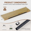 Heimlove Floating Shelves for Wall 36 Inches Long,9.3