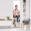 EVENLIVE Full Length Mirror Tiles, 14 Inch x 4 Pieces, Frameless Wall Mirror, Self Adhesive Body Mirror for Gym, Door, Bedroom