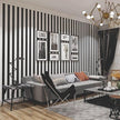 Black and White Striped Peel and Stick Wallpaper Self-Adhesive Removable Waterproof Wallpaper Wall Covering Cabinets Shelves Decorative A Set of 17.3