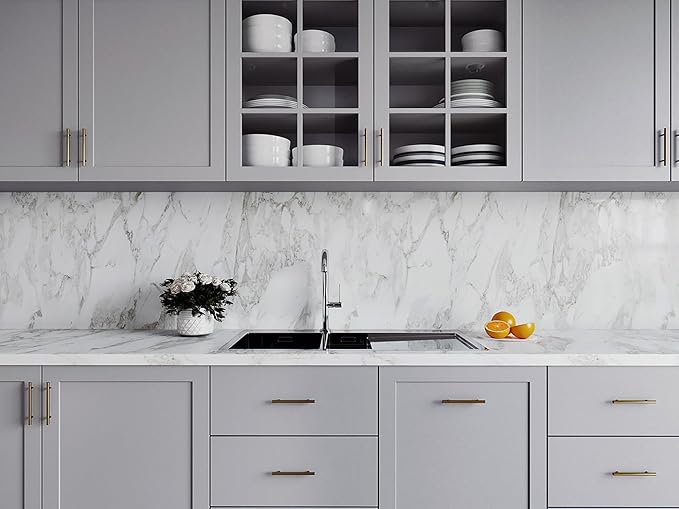 Peel and Stick Wallpaper Solid Color Grey Contact Paper Matte Wallpaper for Bedroom Bathroom Modern Wall Paper Removable Self-Adhesive Kitchen Wall Decor Vinyl Roll 17.3" x 394"